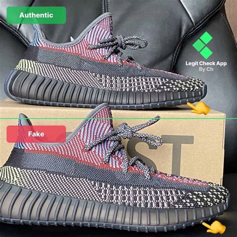 adidas yeezy 350 original vs fake|yeezy 350 yecheil reflective.